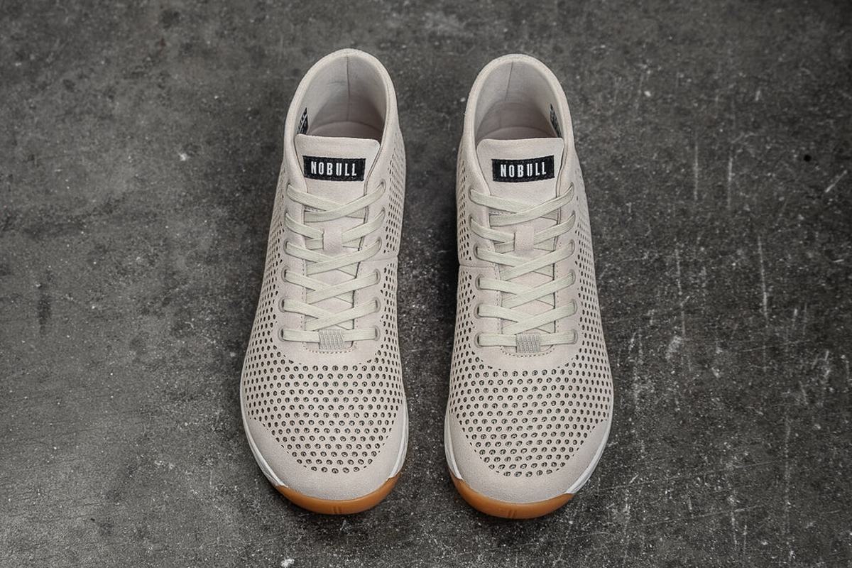 Nobull Suede Mid Men's Trainers Grey | Australia (IO2810)